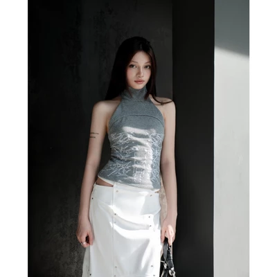 RUE TANKTOP (GREY) BUNNYHILL SSTS03