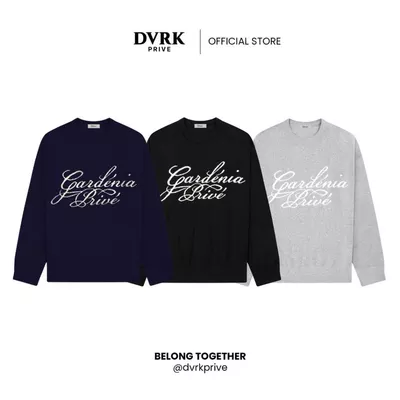 Áo Len Tay Dài Nam Nữ Dệt Kim DVRK Privé Vải Knit Cao Cấp Mùa Đông Gardenia Local Brand 23FW