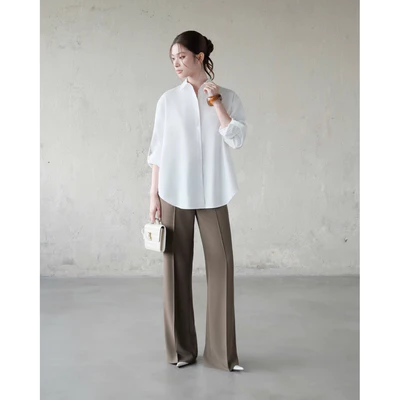 RUBIES Tira Pants - Quần Dài Nữ Vải Nữ Hoàng Ống Suông Loe