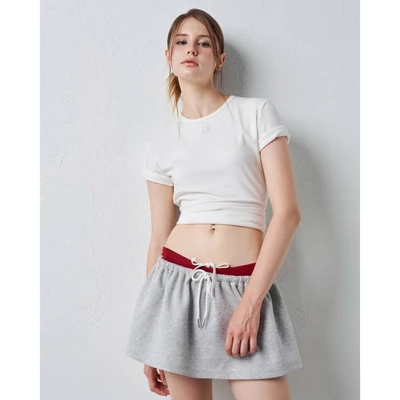 Eleven - Áo thun ôm unisex nam nữ Hidden Mono Tee - màu Trắng