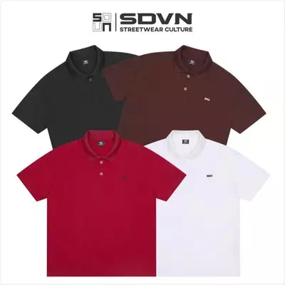 [Boxy Ngắn Dài Rộng Ngang] Áo thun polo Boxy  vải cá sấu cotton 100% 4 chiều thoáng mát SDVN
