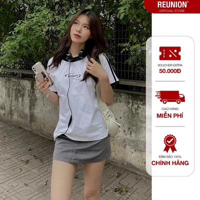 Áo Babytee REUNION "Striped Line" Y2K