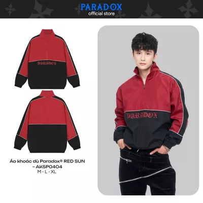 Áo khoác gió RED SUN JACKET Chất dù PARADOX AK5P0404