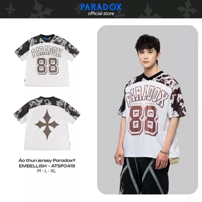 Áo thun jersey EMBELLISH vải mesh AT5P0419