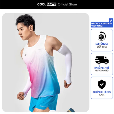 [MUA 2 GIẢM 5%]Áo Singlet chạy bộ áo thể thao running thoáng khí thấm hút Coolmate[OUTLET - không đổi trả]