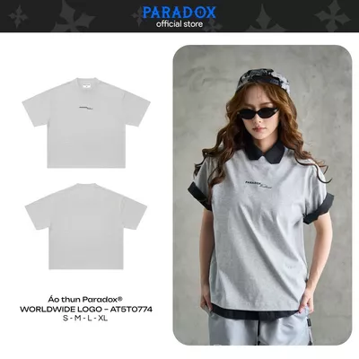 Áo thun WORLDWIDE LOGO TEE Cotton PARADOX AT5T0774