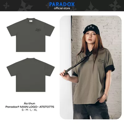 Áo thun MAIN LOGO TEE Cotton PARADOX AT5T0775