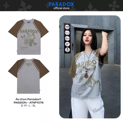 Áo thun PASSION LIGHT GREY Cotton PARADOX AT4P1076