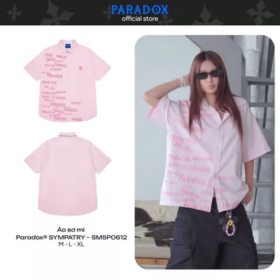 Áo sơ mi tay ngắn SYMPATRY SHIRT Cotton Oxford PARADOX SM5P0612
