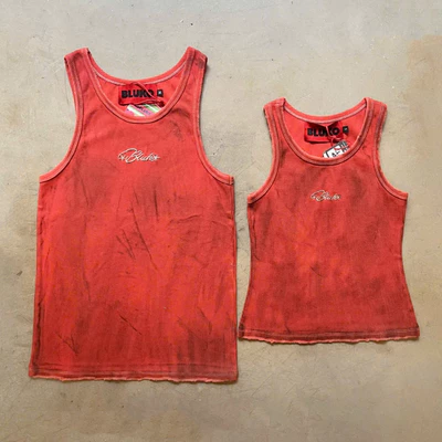 Áo Tanktop Nam Nữ RED DIRTY TANKTOP