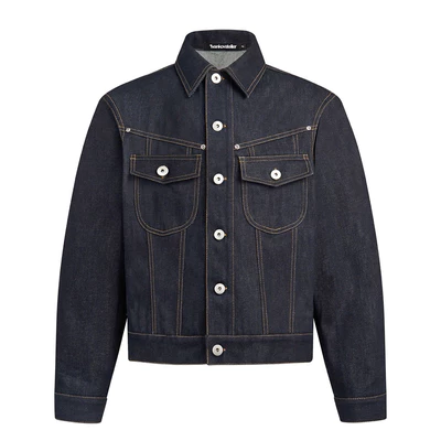 Áo khoác raw denim Form Crop - Ivankov Trucker Raw Denim Jacket