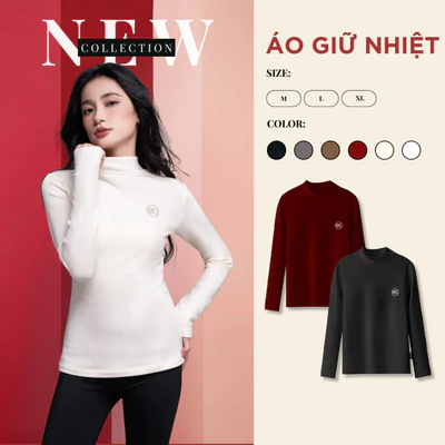 Áo Giữ Nhiệt ECOCHIC Phiên Bản Mới Mềm Mịn Không Tĩnh Điện Giữ Ấm Tốt  Chất Liệu Cotton Cao Cấp B195