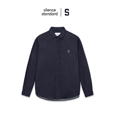 Áo sơ mi SilenceStandard Eco Denim Thêu Logo S [SB01]