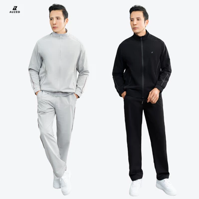 Bộ đồ gió nam AUZED vải gió nhẹ , không nhăn, không bai xù giữ ấm tốt 8084