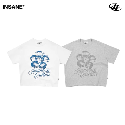 Áo Thun InsaneClo BLOOM TEE Form Boxy Unisex Chất Liệu Thun 100% Cotton