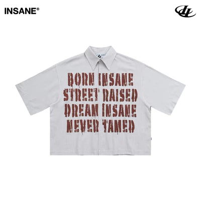 Áo Sơ Mi InsaneClo MANIFESTO SHIRT Form Boxy Unisex Vải Nhập Cao Cấp