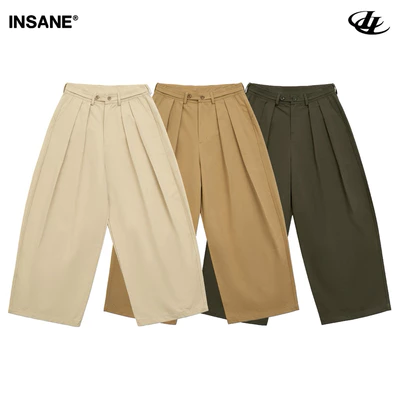 Quần Dài InsaneClo URBAN TROUSER Form Baggy Unisex Vải Kaki Cotton