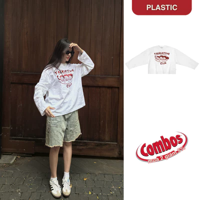Áo Thun Tay Dài Long Sleeve Boxy "Team Nhiều Chiện" 250gsm Form Rộng Cổ Tròn Unisex Nam Nữ Basic