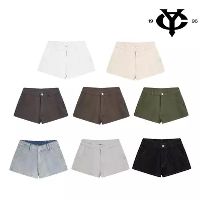 WHOSE x YC1996 - Quần Short Nữ Ngắn Basic Đơn Giản Nhiều Màu Local Brand Unisex