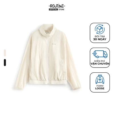 Áo Khoác Raglan Dây Kéo Form Loose - Routine 10F25WJA002
