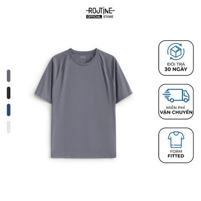 Áo Thun Thể Thao Tay Ngắn Nam Active Wear Form Fitted - Routine 10S25TSSA001