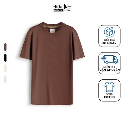 Áo Thun Tay Ngắn Vải S.Café Form Fitted - Routine 10S25TSS079