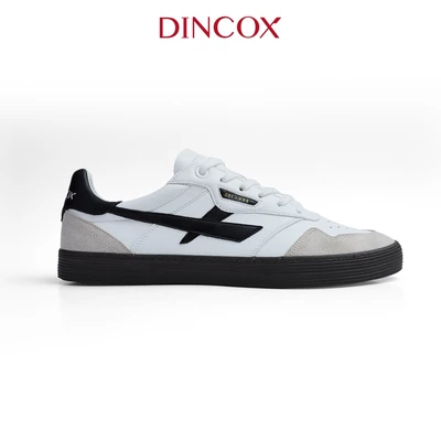 Giày Sneaker Nam Nữ DC48 CITY STRIPE Dincox Shoes Đế Bằng - Da phối Suede Cao Cấp