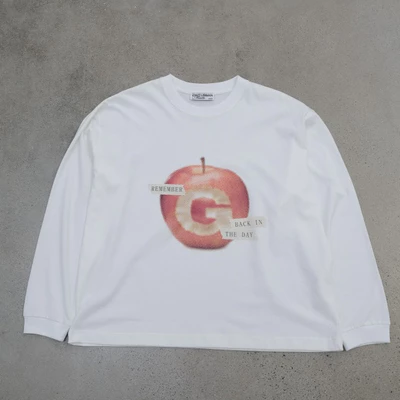 Áo phông dài tay màu trắng dáng oversized 21ST URBAN 88 Dragon Merchandise A Boy