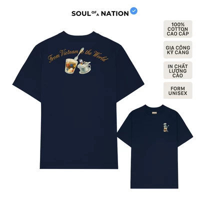 Áo Thun - LAZY COFFEE IN CAO CẤP form basic, dễ thương, đáng yêu SOUL OF A NATION