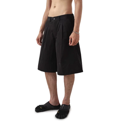MAHU - QUẦN SHORT DÙ ỐNG RỘNG DẬP CHỈ