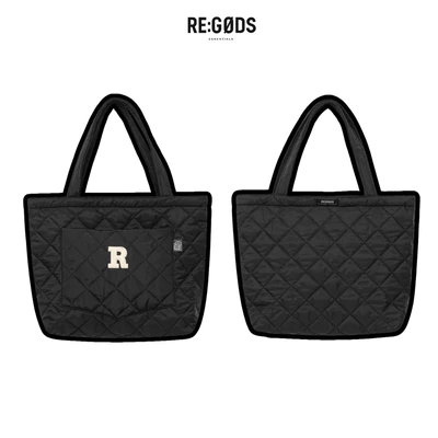 Túi Tote phao chần bông Regods đựng vừa hơn 2 laptop 17inch form rộng unisex nam nữ