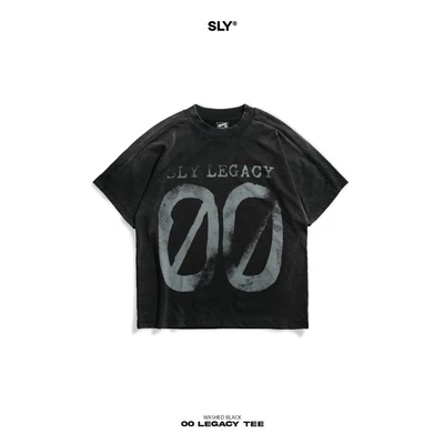 Áo thun SLY washed Legacy 00 Black Grey