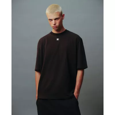 Eleven - Áo Thun Oversize Thêu Mono | Màu Đen