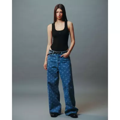 Eleven - Bodysuit Vải Thun Gân Thêu Mono | Màu Đen