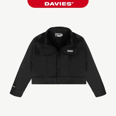 Áo khoác da nữ croptop DAVIES dáng ngắn leather cropped jacket local brand | D15-AK32