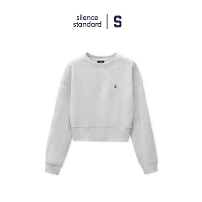 (New Arrival) Áo Crop Sweater SilenceStandard Premium/Logo S -AN06