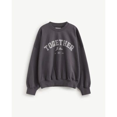 Áo Sweatshirt Tay Dài Nam Nỉ Gắn Patch Form Boxy - Routine 10F25SWE002
