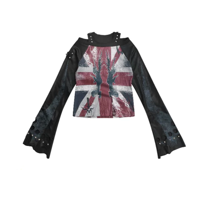 ÁO EPL GRUNGE LEATHER LONGSLEEVE