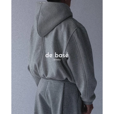 basé ZIP-UP HOODIE 01 - Áo Khoác Hoodie Zip Nỉ bông 440gsm - de basé