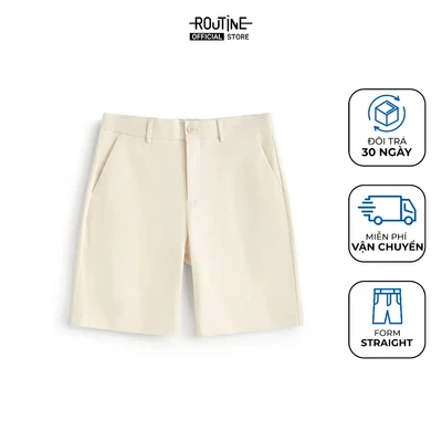 Quần Short Kaki Nam Form Straight - Routine 10S25PSH003