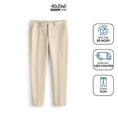 Quần Tây Dài Nam Form Slim - Routine 10F25PFO012