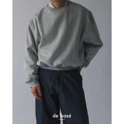 basé SWEATSHIRT 02 - Áo Nỉ Bông 440gsm Form Boxy -  de basé