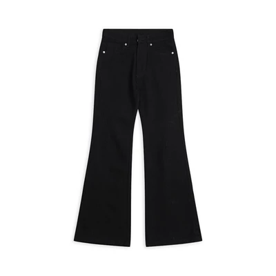 LOE BLACK FLARED JEANS WASH VER 1 - Quần jeans ống loe wash Whose Studio 1838