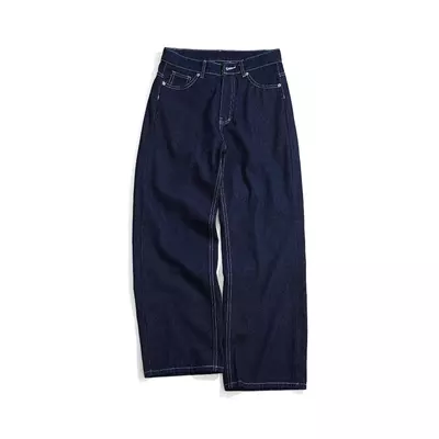 INDIGO WIDE STRAIGHT JEANS WHOSE - Quần jeans ống đứng wide fit Whose Studio 1718