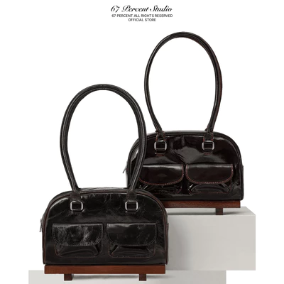 Túi Da Đế Gỗ Bánh Mì 67PERCENT/ 67% - MM GETA BAG