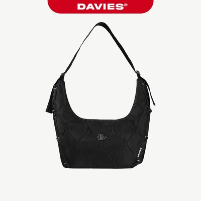 Túi đeo chéo đựng laptop DAVIES nam nữ vải dù màu đen hai mặt Air Bag local brand Davies | D-B53