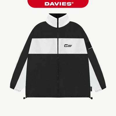 Áo khoác dù nam nữ form rộng DAVIES màu đen Reverse Jacket local brand | D30-AK4