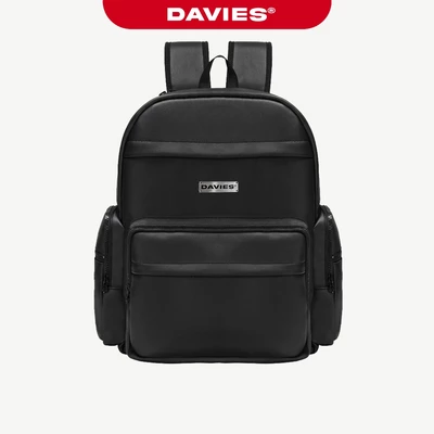 Balo da đi học DAVIES nam , nữ màu đen đựng Laptop 15inch Base Backpack | D-P49