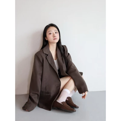 Áo blazer form rộng độn vai 𝐒𝐎𝐌𝐒 | 𝐏𝐚𝐨𝐥𝐨 Blazer