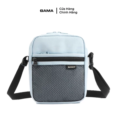 Túi đeo chéo mini nam nữ BAMA Mesh Fabric Shoulder Bag MF201 chống nước nhiều ngăn vải canvas đi chơi cafe
